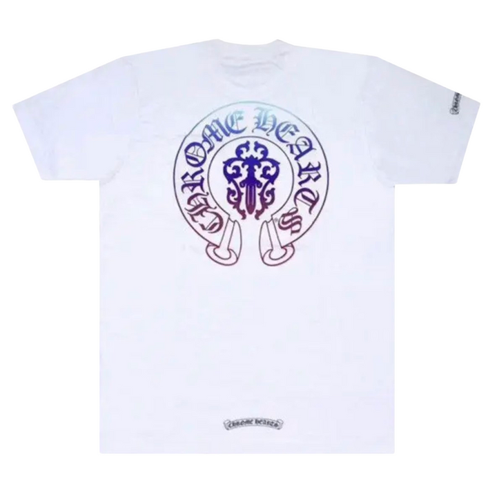 Chrome Hearts 'Gradient Dagger' White Tee