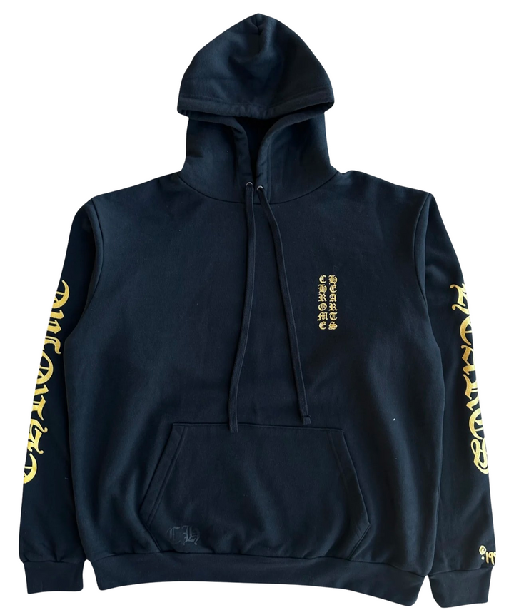 Chrome Hearts 1988 'Gold Glitter' Black Hoodie