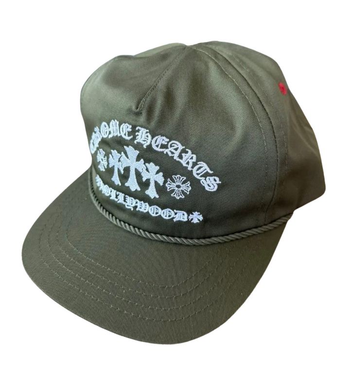 Chrome Hearts 'Gas Station' Embroidered Green Trucker Hat