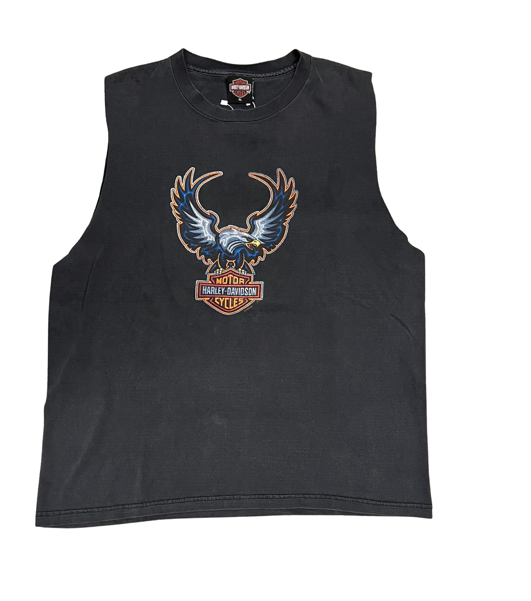 Harley Davidson 'Stitch Eagle' Vintage Cutoff Tee