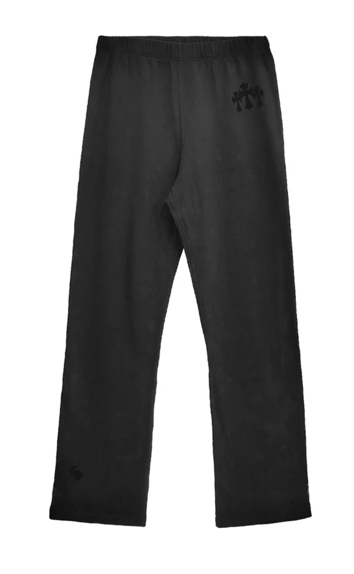 Chrome Hearts 'Triple Cross' Black Sweatpants
