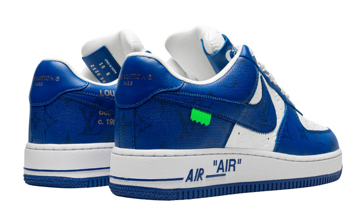 Louis Vuitton Nike Air Force 1 Low By Virgil Abloh White Royal