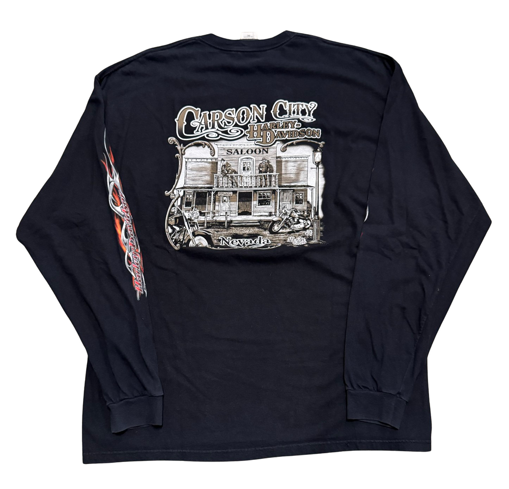 Harley Davidson 'Carson City' Vintage Longsleeve Tee