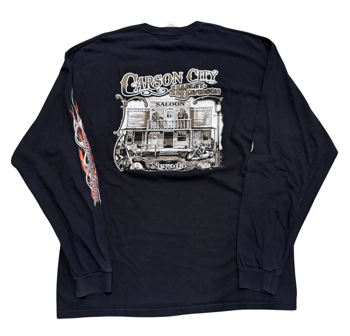 Harley Davidson 'Carson City' Vintage Longsleeve Tee