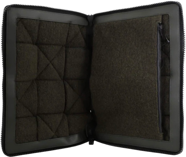 Bottega Veneta 'Olive Green' Padded Intrecciato Laptop Pouch