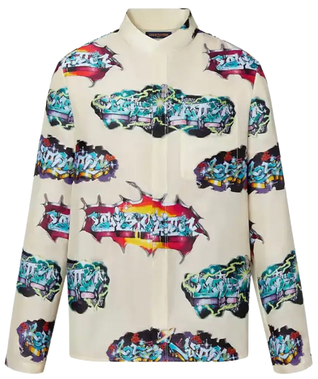 Louis Vuitton 'Graffiti' Pajama Long Sleeve Shirt