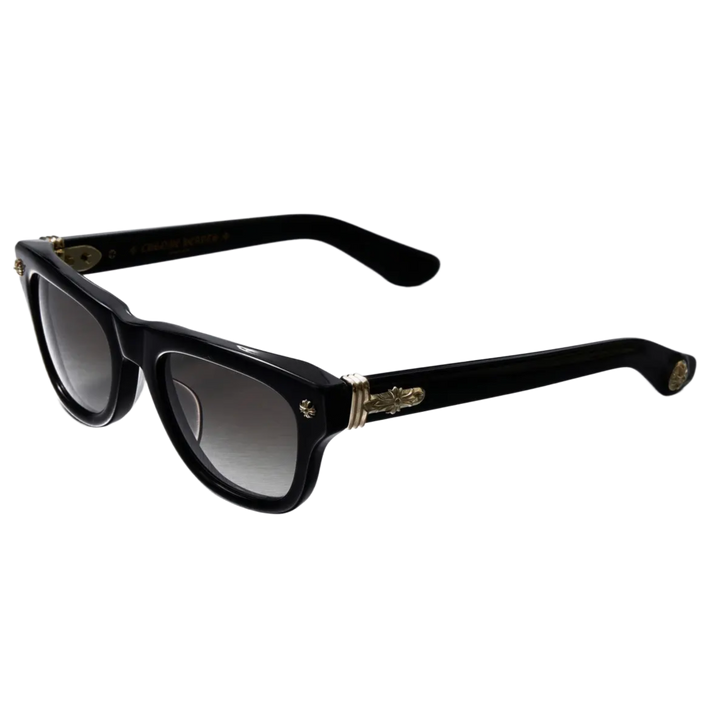 Chrome Hearts 'Trititsagain' Black 18k Gold Sunglasses
