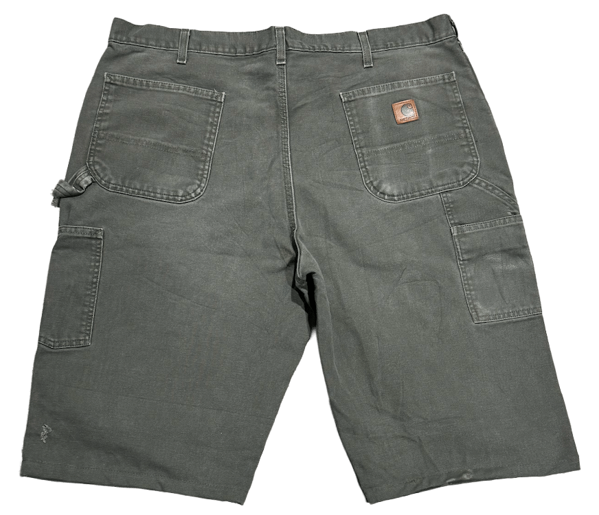 Carhartt Vintage Canvas Work Shorts Moss Green