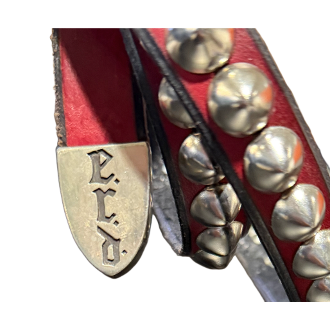 Enfants Riches Déprimés 'Studded Leather' Red Belt