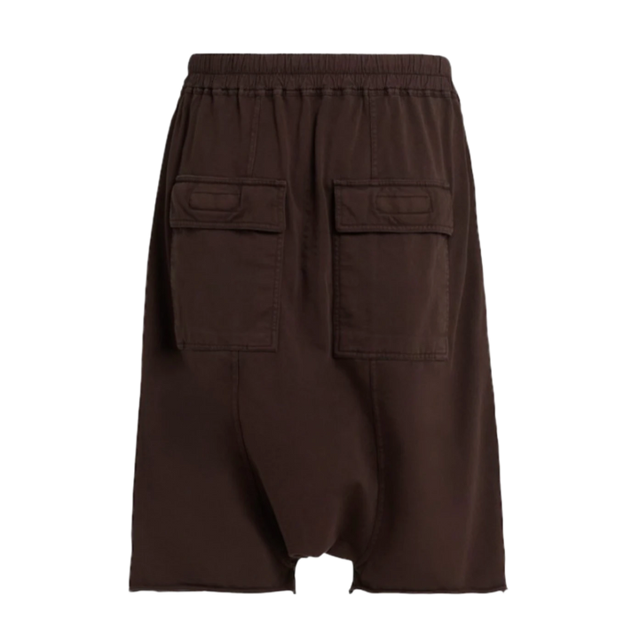 Rick Owens DRKSHDW 'Pod' Drawstring Brown Shorts