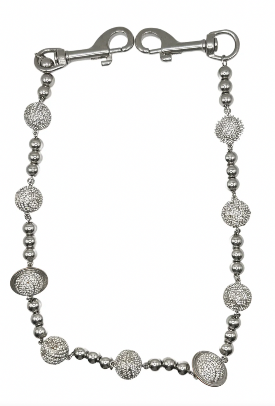 Starchain World 'Solar System' 26.5in Silver Wallet Chain