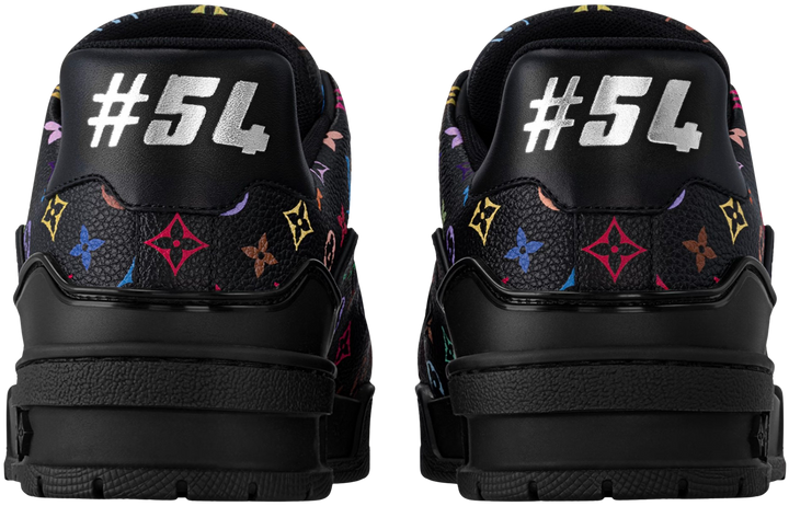 Louis Vuitton x Takashi Murakami 'Black' Monogram LV Trainer