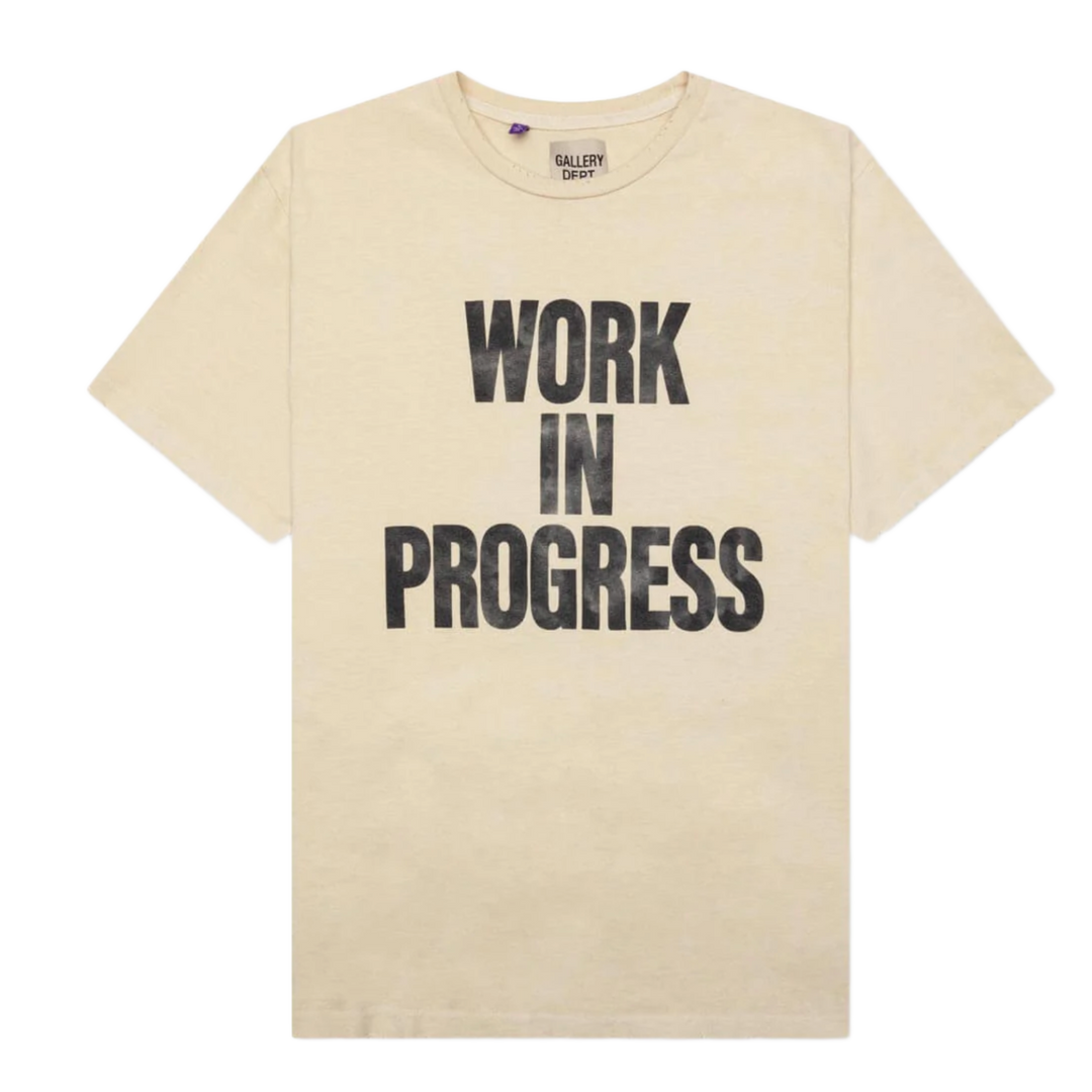 Gallery Dept 'Cream' Work In Progress Tee