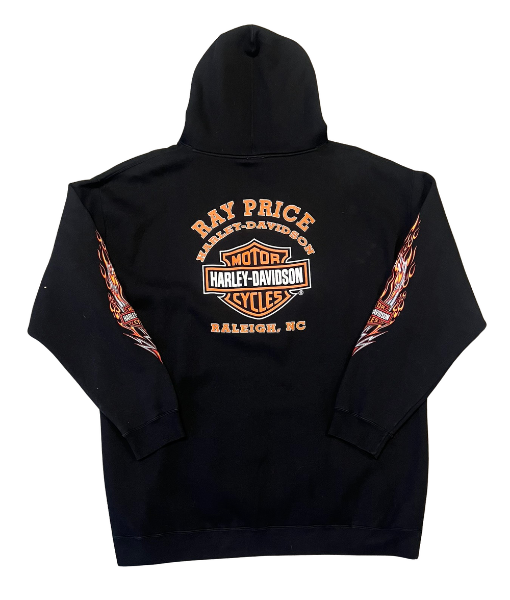 Harley Davidson 'Ray Price' Black Hoodie