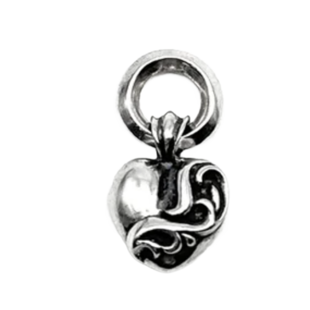 Chrome Hearts 'Heart Charm' Silver Pendant
