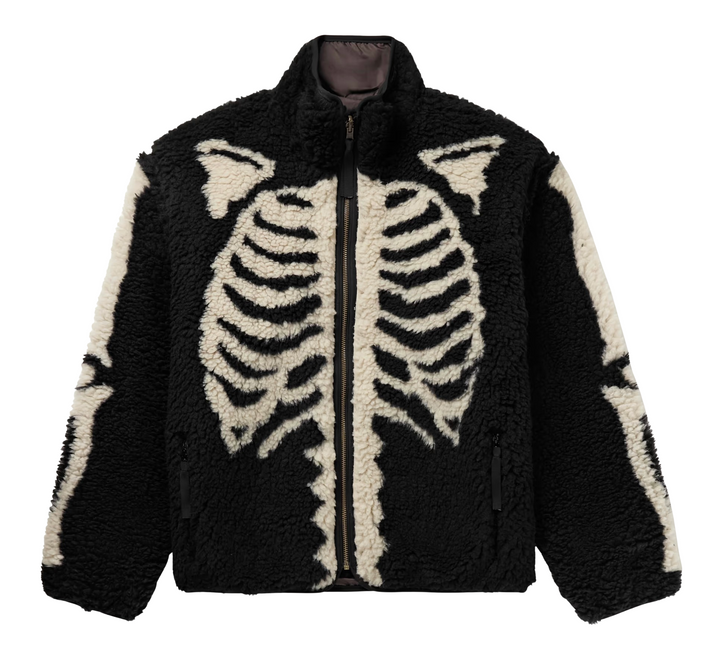 Kapital 'Bone Boa' Reversible Fleece Jacket