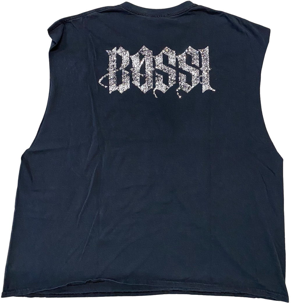 Bossi 'Screaming Skulls' Vintage Cutoff Tee