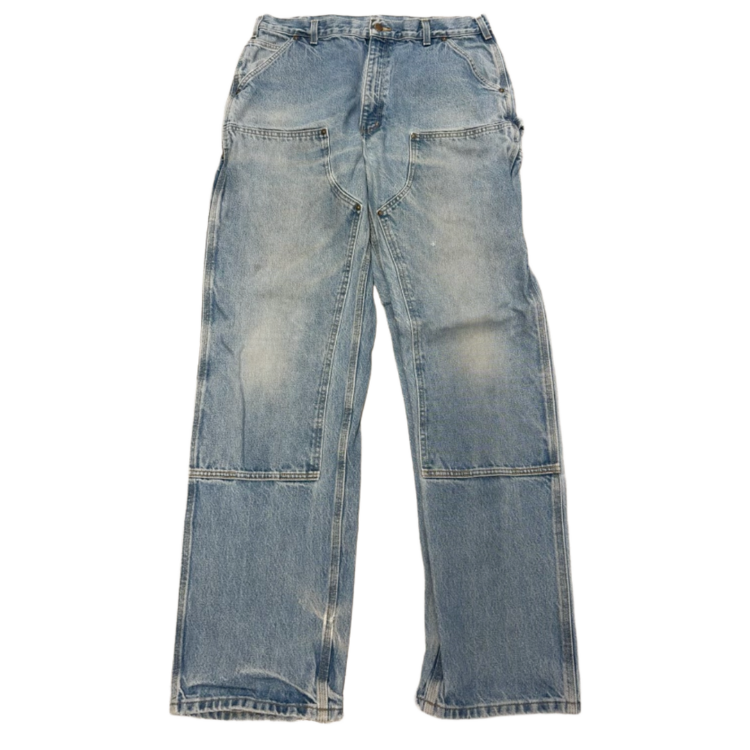 Carhartt 'Double Knee' Light Blue Carpenter Jeans