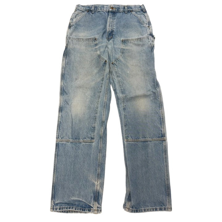 Carhartt 'Double Knee' Light Blue Carpenter Jeans