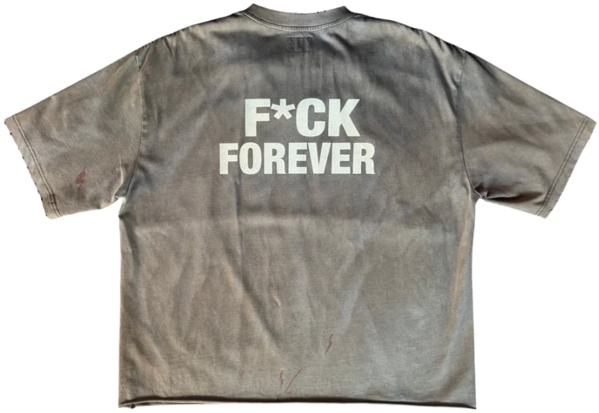 Bottega Desires 'Sex Sells' Gray Tee