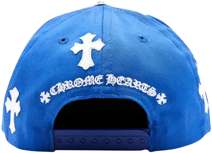 Chrome Hearts '9 Patch' Blue Hat