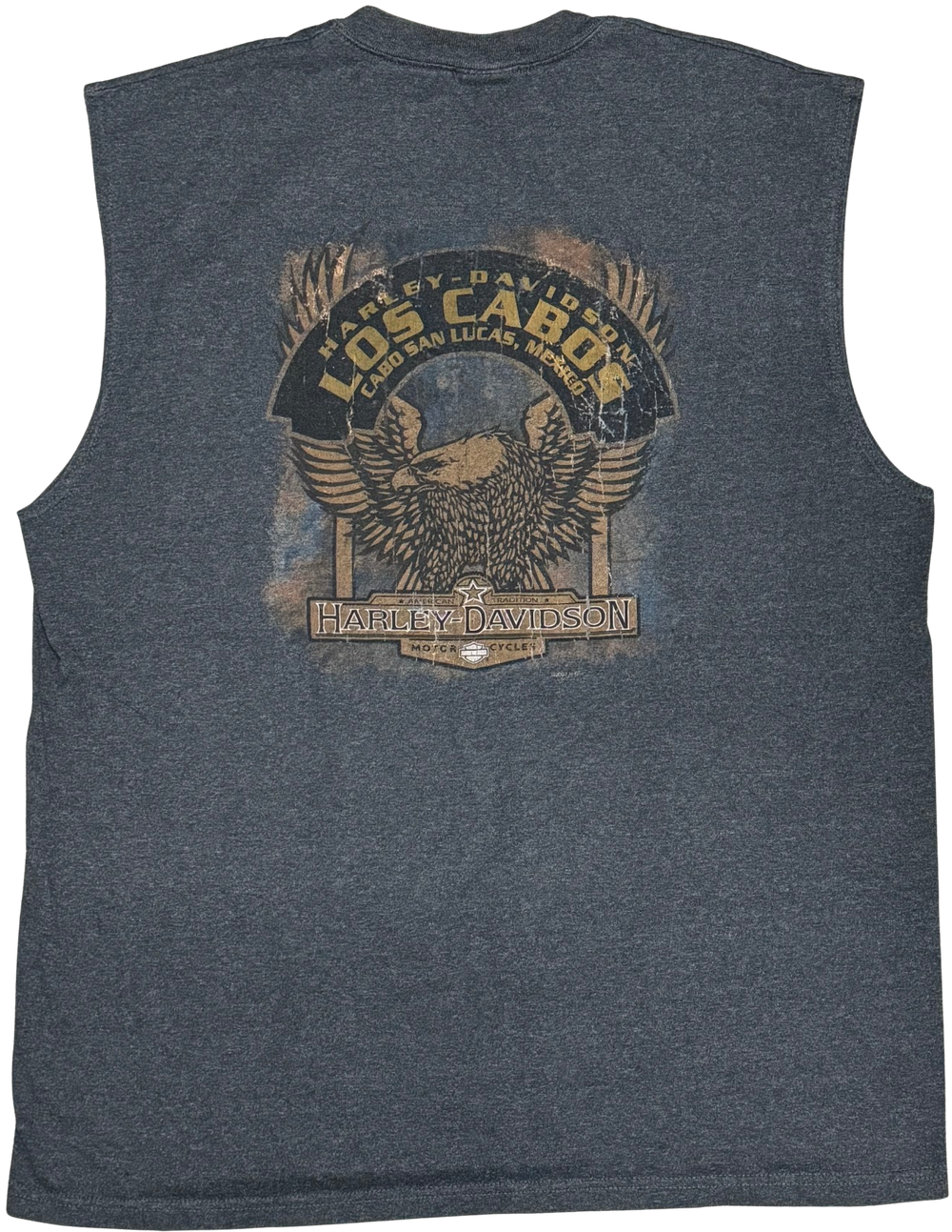 Harley Davidson 'Cabo San Lucas' Vintage Cutoff Tee