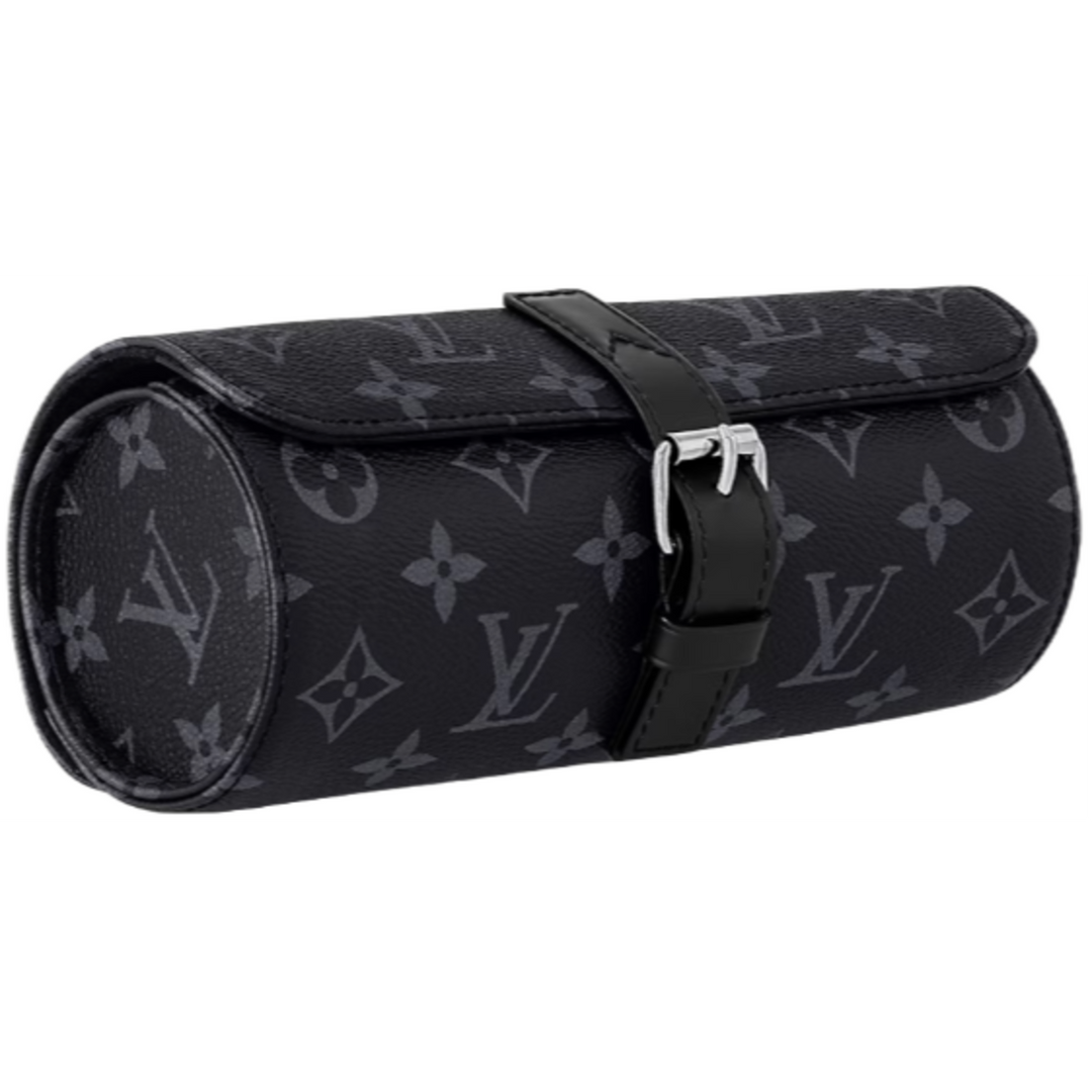 Louis Vuitton 'Eclipse' Monogram 3 Watch Roll
