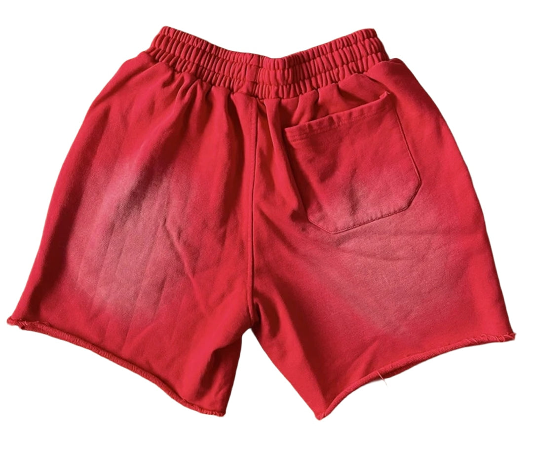 Vertabrae 'Red' Emblem Shorts