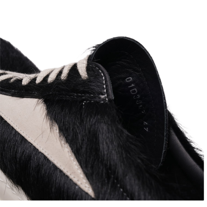 Rick Owens 'Black' Pony Hair Vintage Sneaks