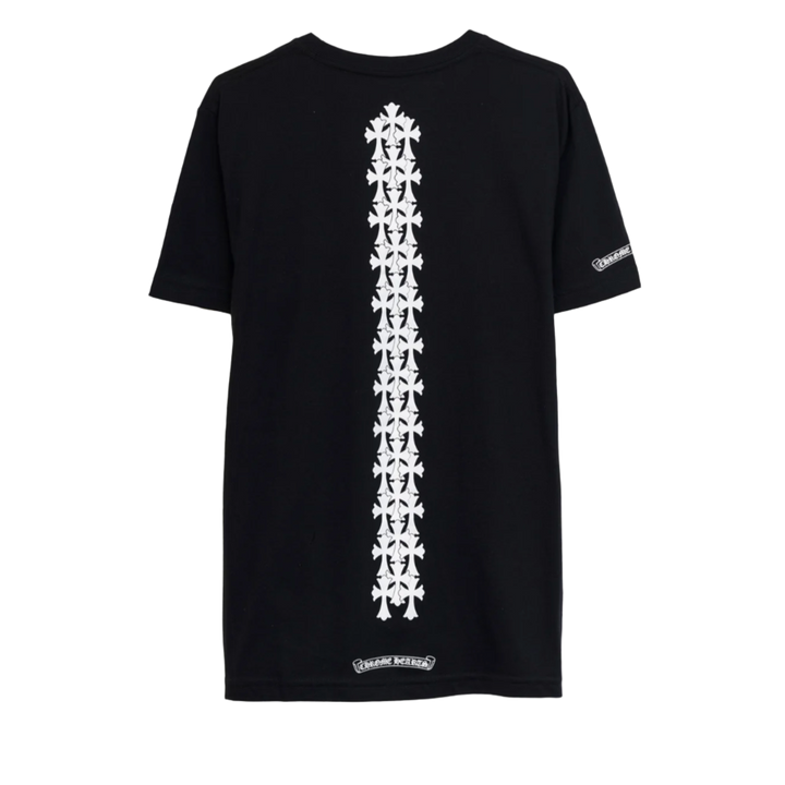 Chrome Hearts 'Cemetery Cross Tire Tracks' Black Pocket Tee