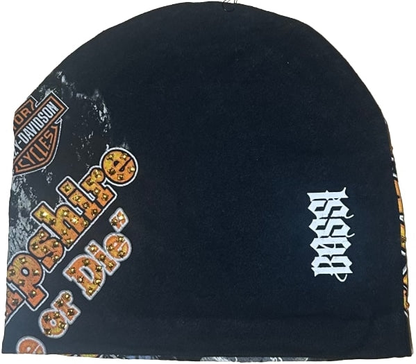 Bossi 'Stone Statue' Rhinestone Vintage Beanie