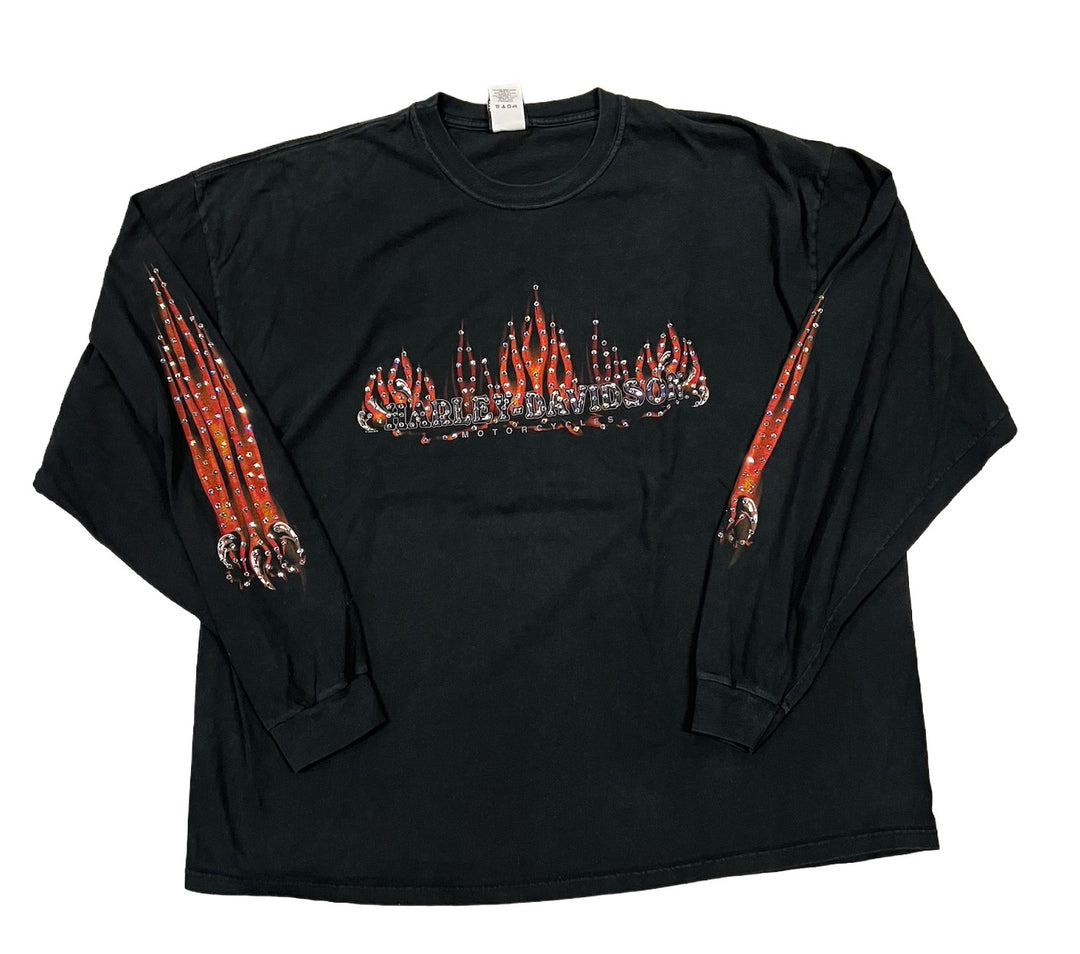 Harley Davidson 'Concord' Rhinestone Vintage Longsleeve