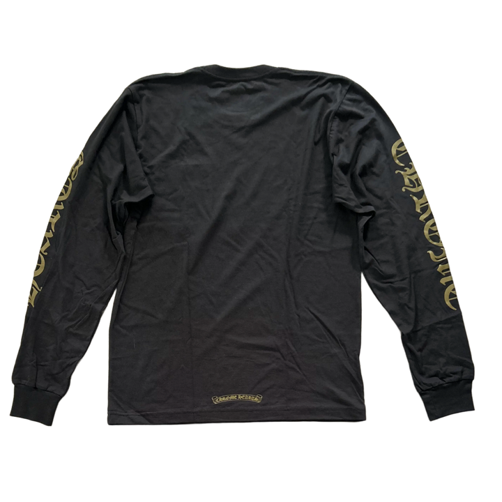 Chrome Hearts 'Olive' Collar Logo Longsleeve