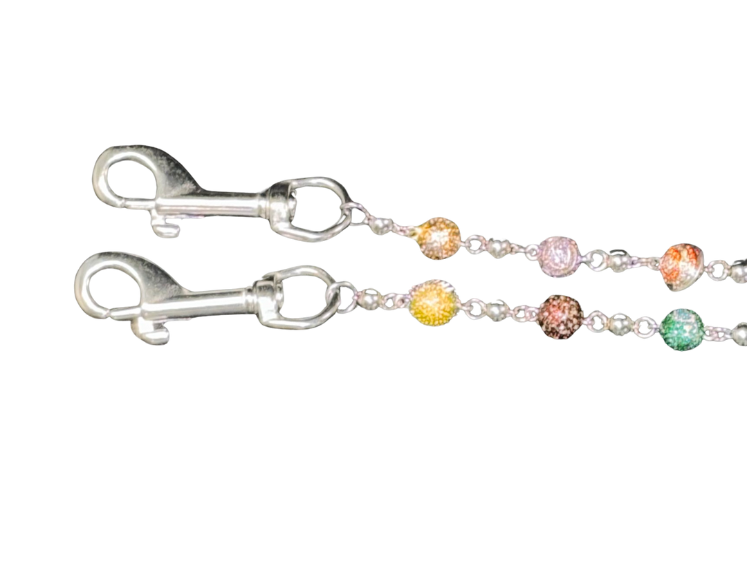 Starchain World 'Galaxy' 26.5in Silver Wallet Chain