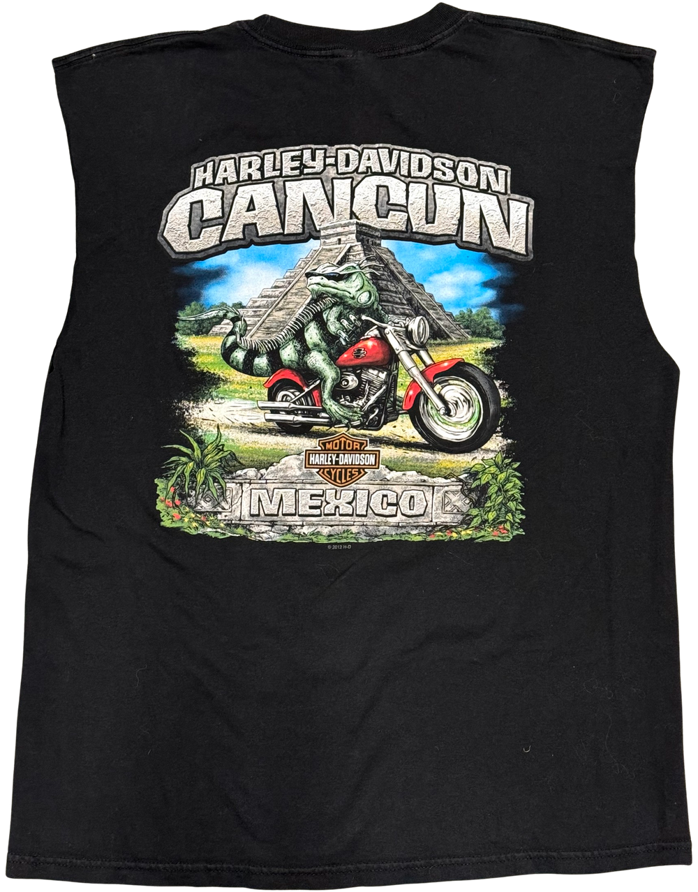 Harley Davidson 'Cancun' Vintage Cutoff Tee