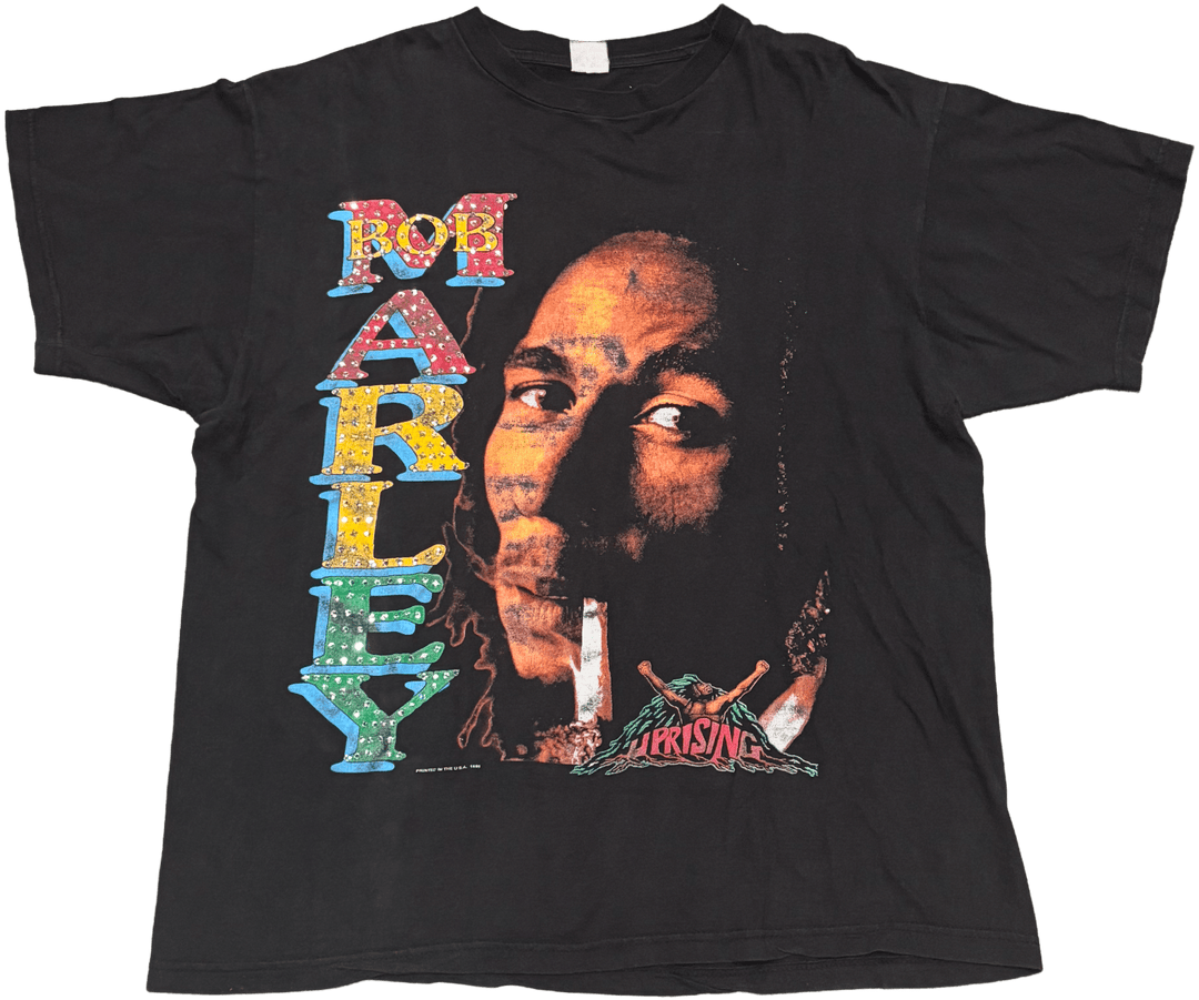 Bob Marley 'Buffalo Soldier' Rhinestone Vintage Tee