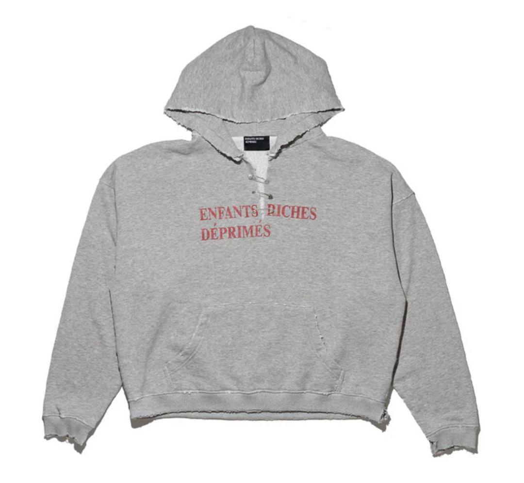 Enfants Riches Déprimés 'Heather Grey' Classic Logo Hoodie