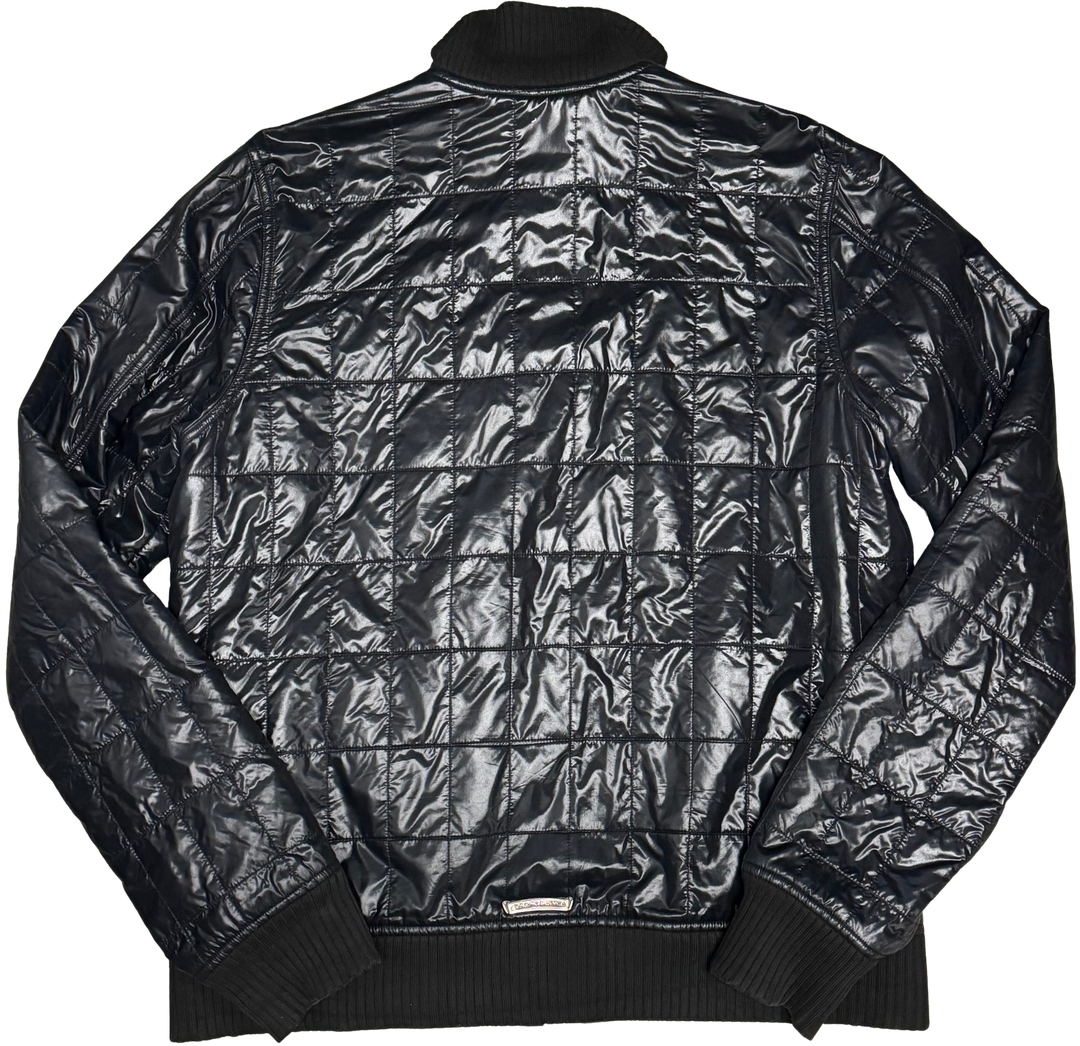 Chrome Hearts 'Fleur' Black Knit Collar Jacket