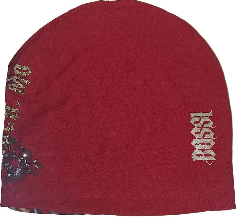 Bossi 'Denney's Harley' Rhinestone Vintage Beanie