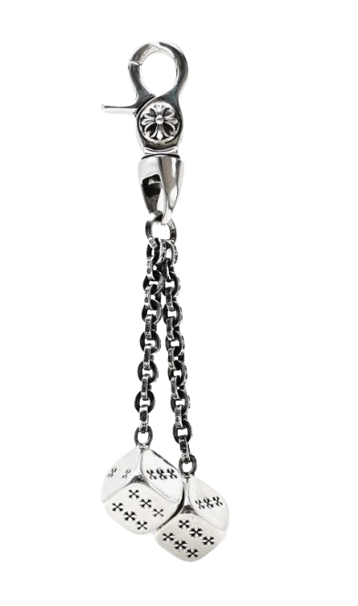 Chrome Hearts Dice Keychain