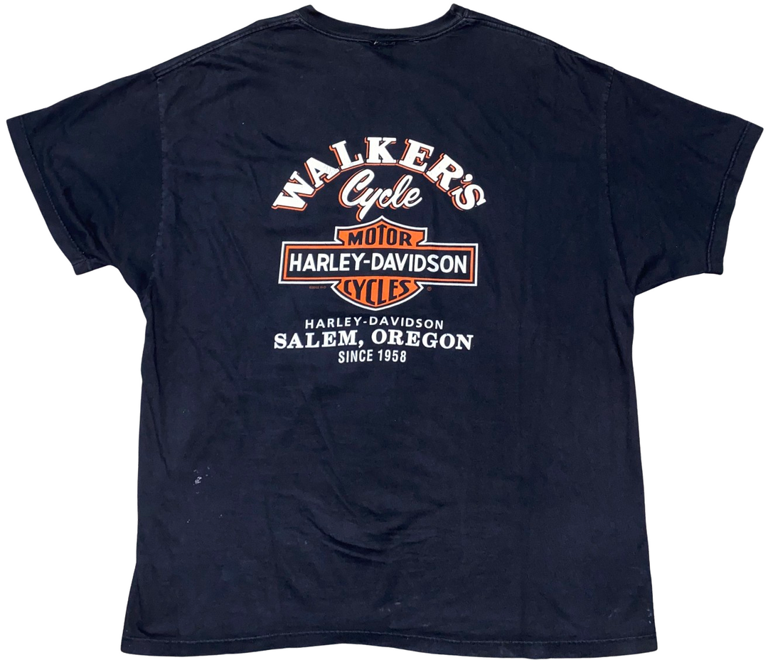 Harley Davidson 'Out Of The Fire' Vintage Tee