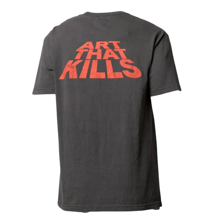 Gallery Dept. Washed Black 'ATK Stack' T-Shirt