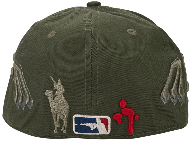 Murd333r.fm 'Green Clay' Fitted Baseball Hat