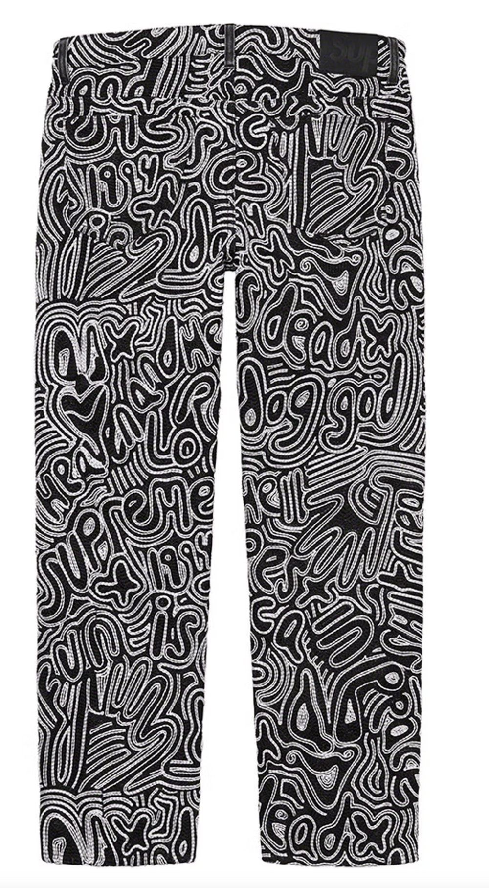 Supreme 'Black' Chainstitch Jeans