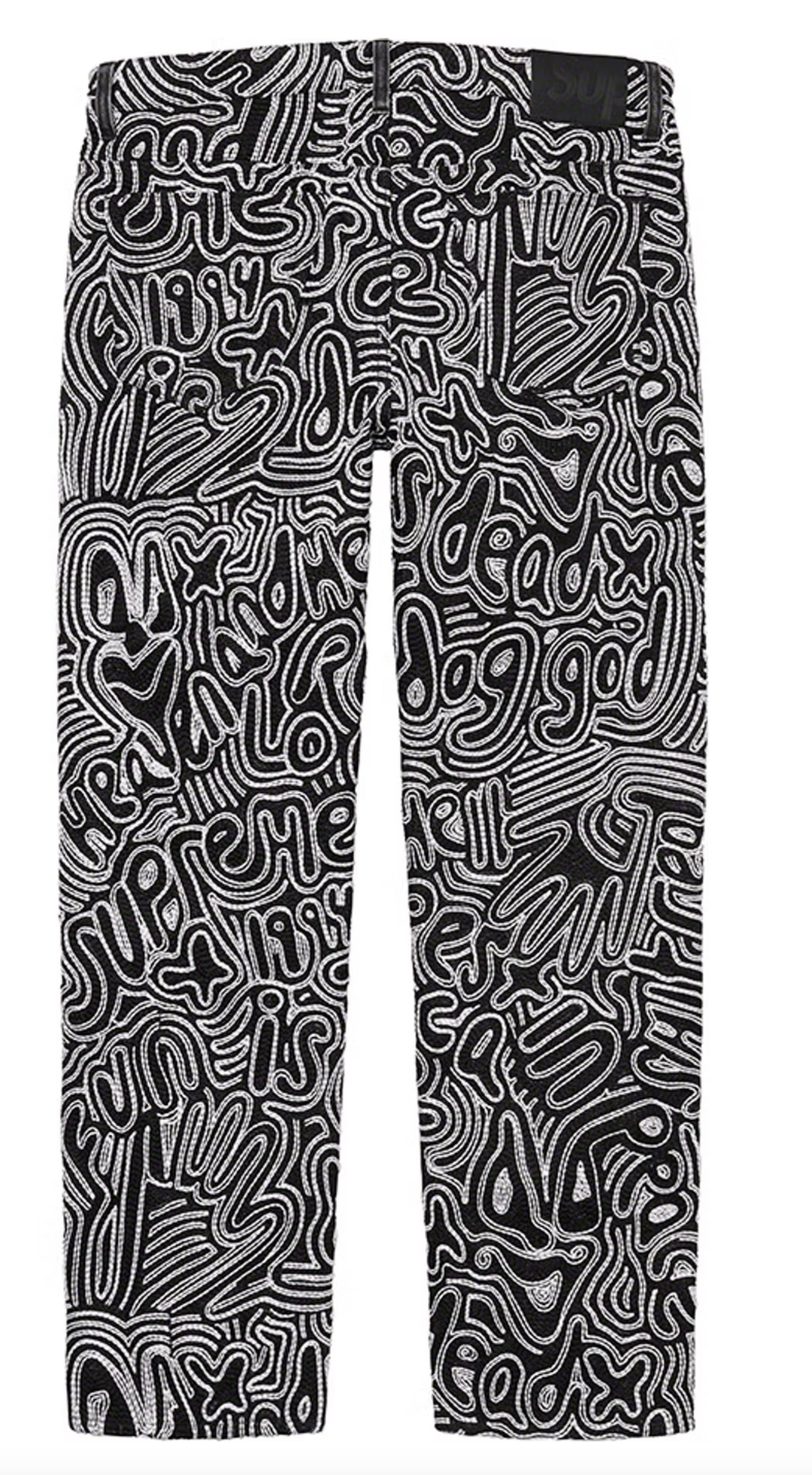 Supreme 'Black' Chainstitch Jeans