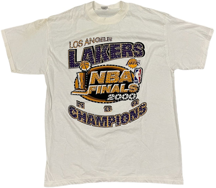 Lakers '2000 Champs' Rhinestone Vintage Tee