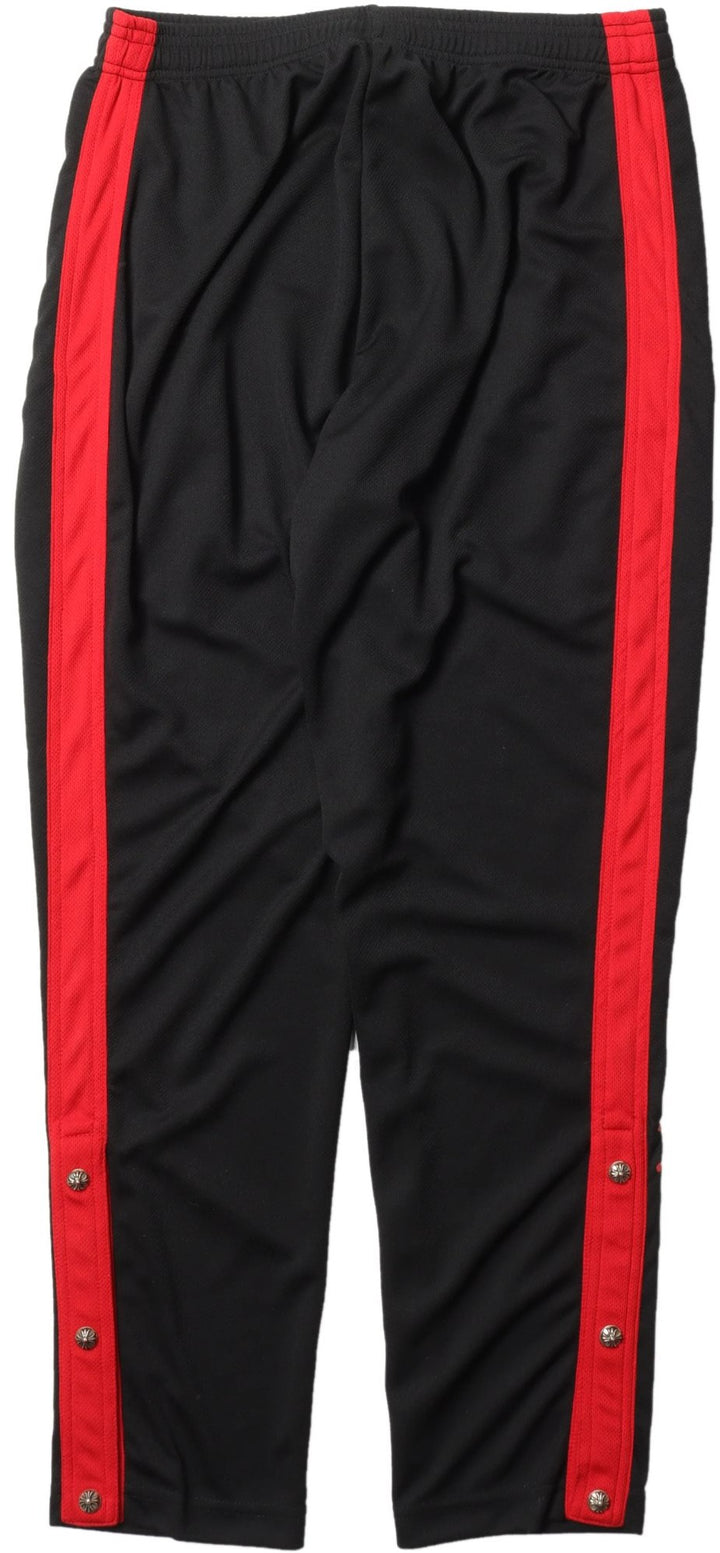 Chrome Hearts 'Red Stripe' Black Track Pants