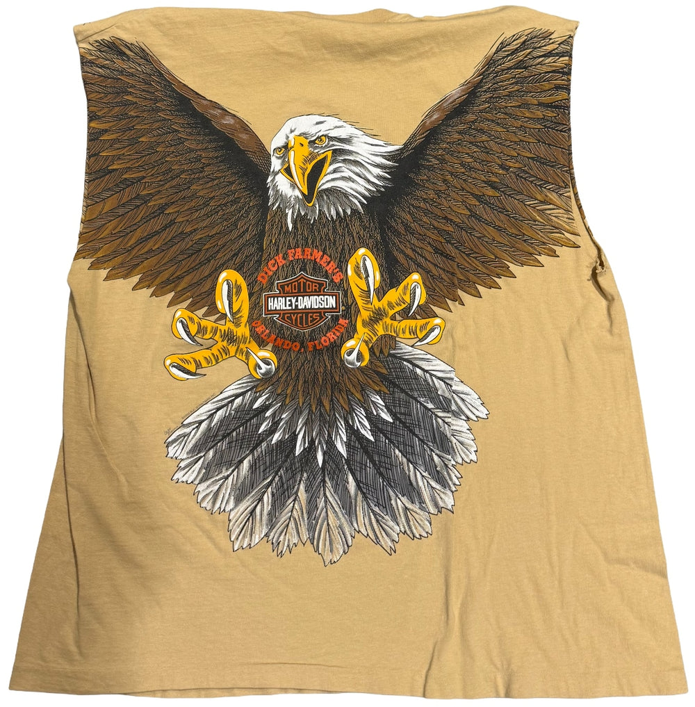 Harley Davidson 'Attacking Eagle' Vintage Cutoff