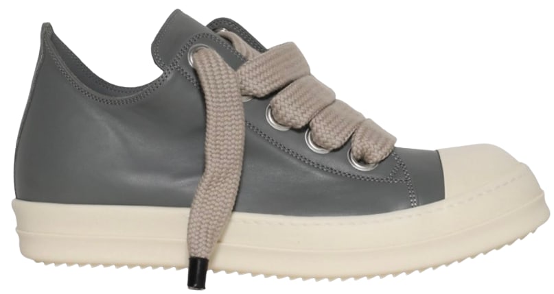 Rick Owens 'Washed Indigo' Jumbo Lace Low Sneakers