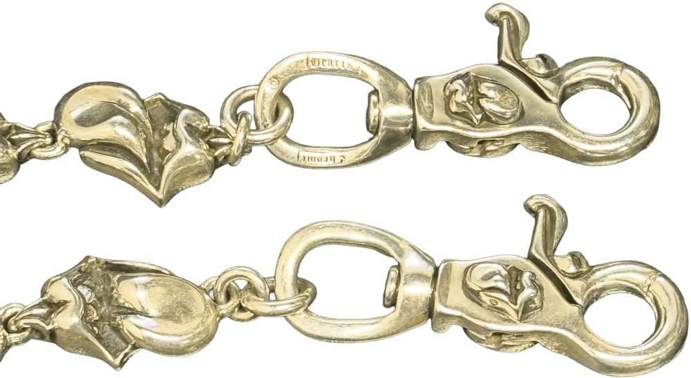 Chrome Hearts 'Rolling Stones' 13 Link Silver Wallet Chain